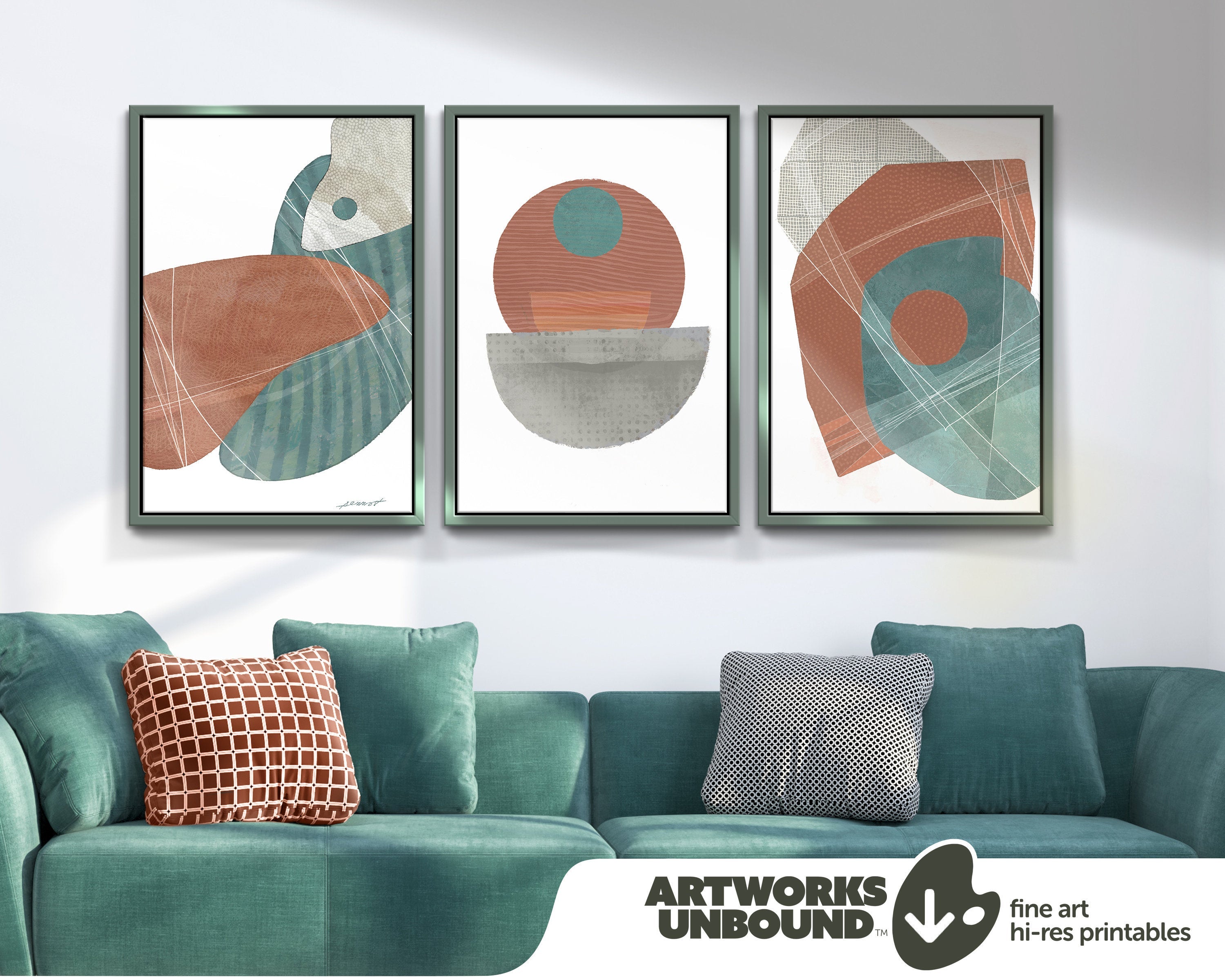 BoHo Decor Nº56 - Art Set of 3.