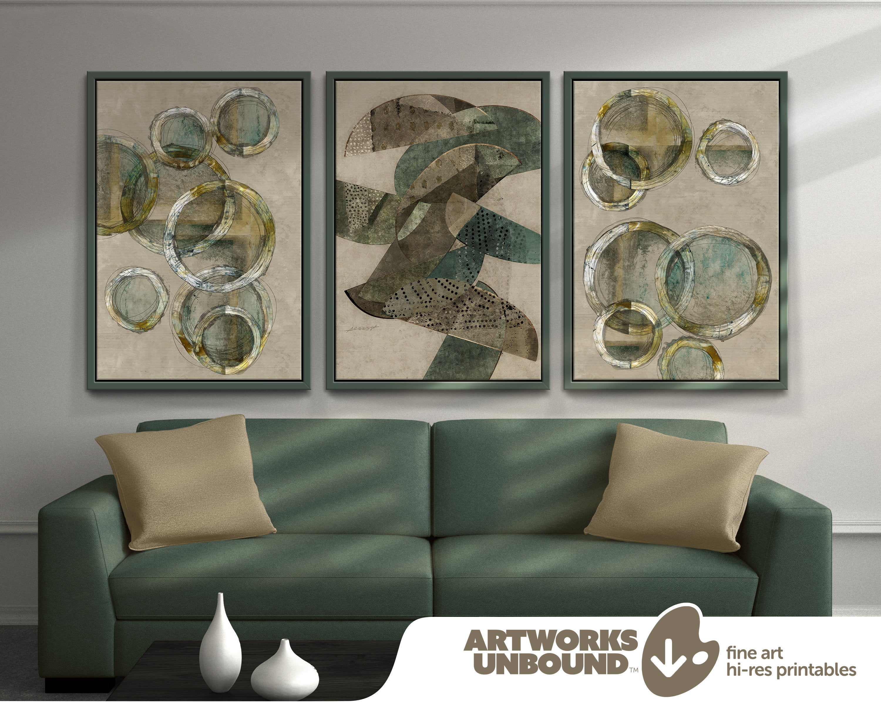 BoHo Decor Nº63 - Art Set of 3.