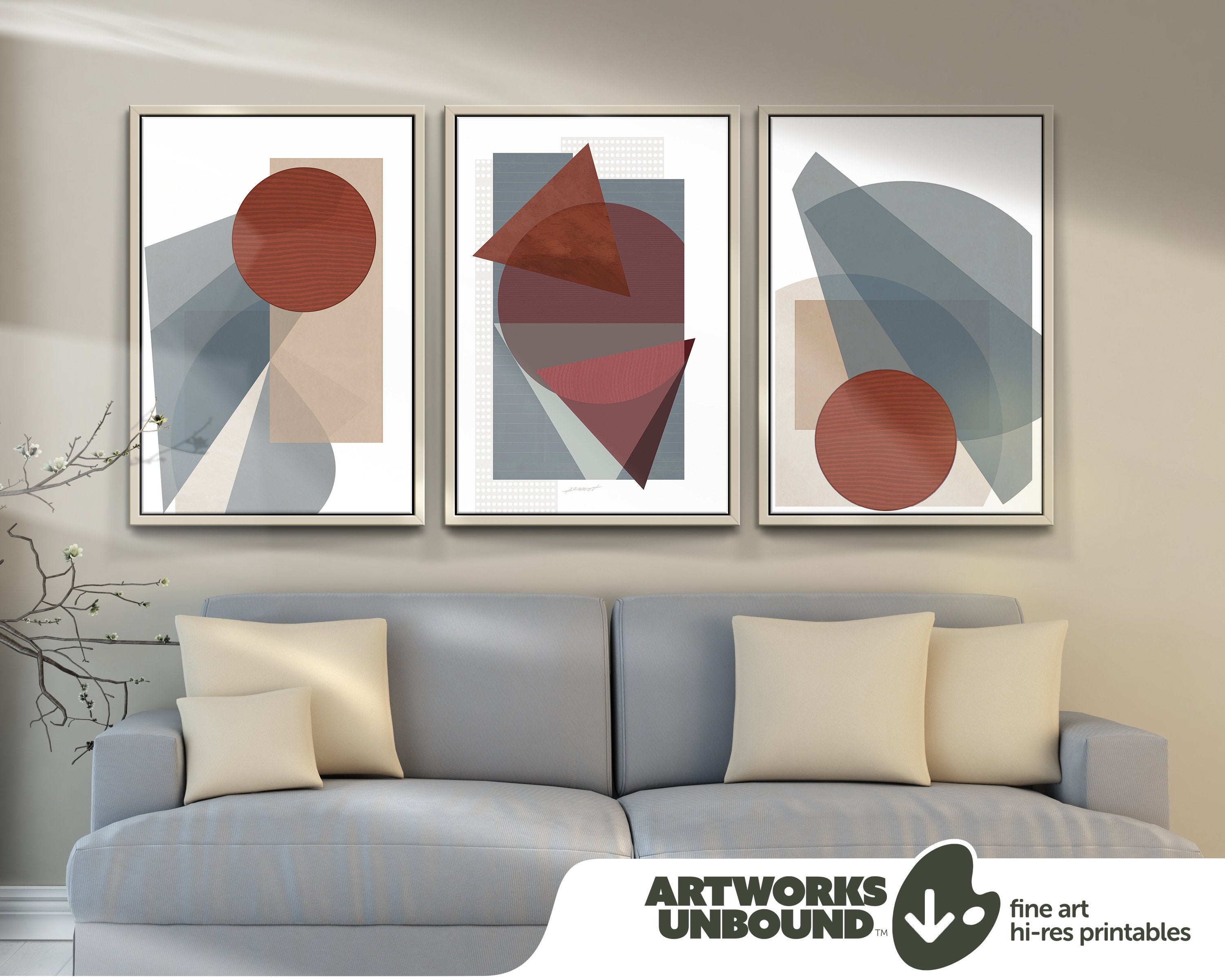 BoHo Decor Nº58 - Art Set of 3.