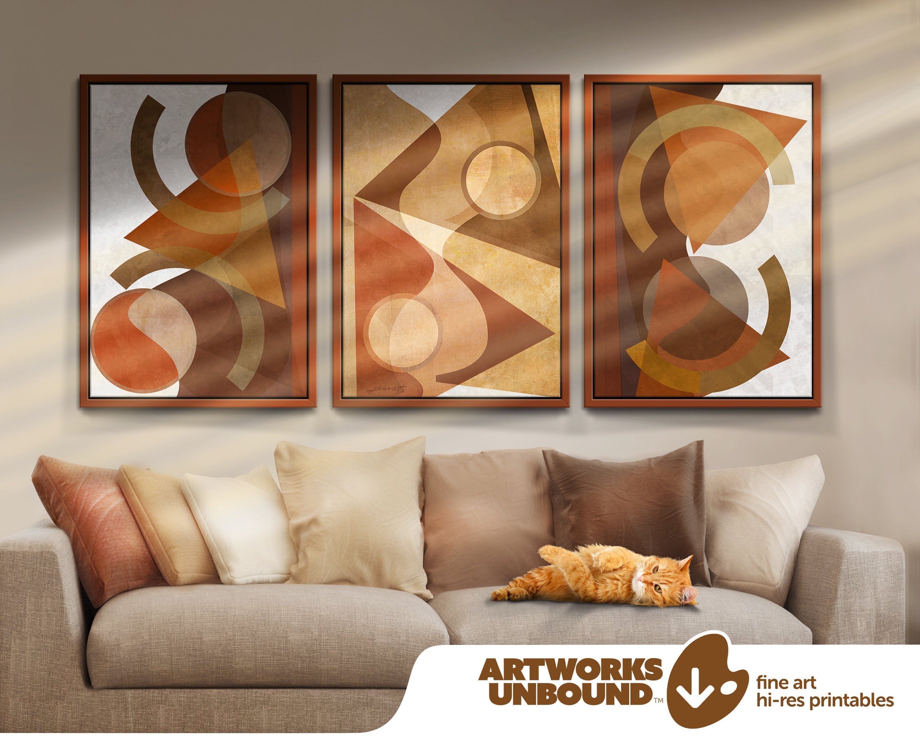 BoHo Decor Nº61 - Art Set of 3.