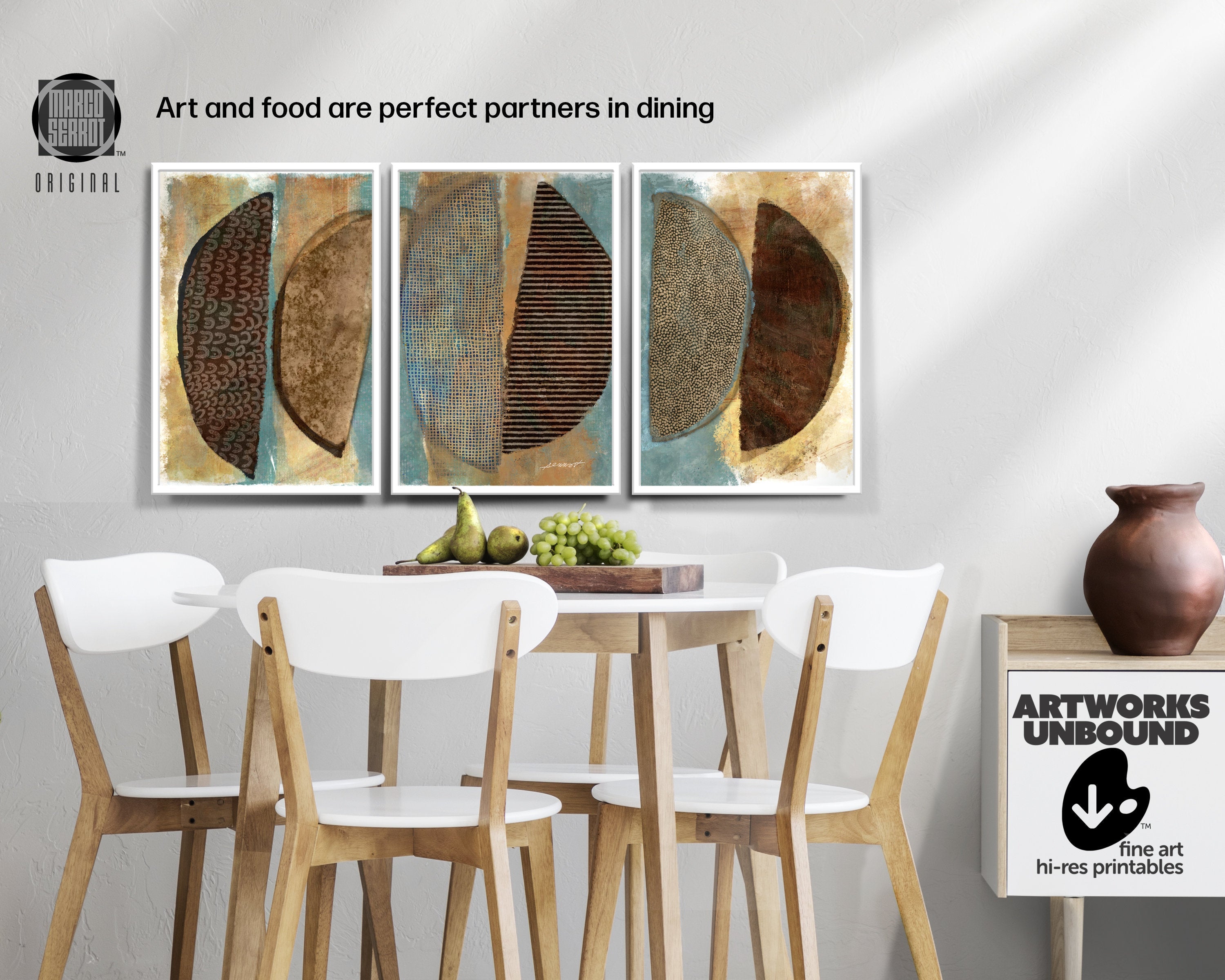 BoHo Decor Nº62 - Art Set of 3.